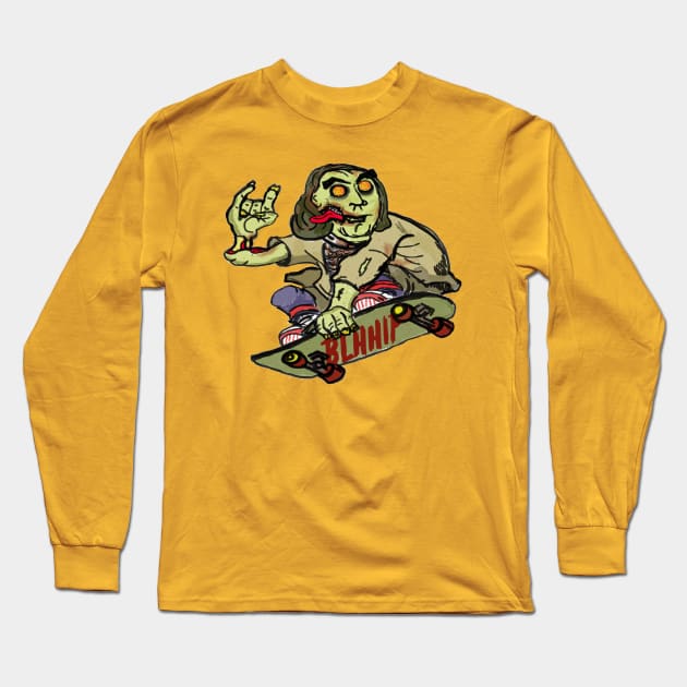 Skate and/or Die Long Sleeve T-Shirt by LittleHorrorPHL